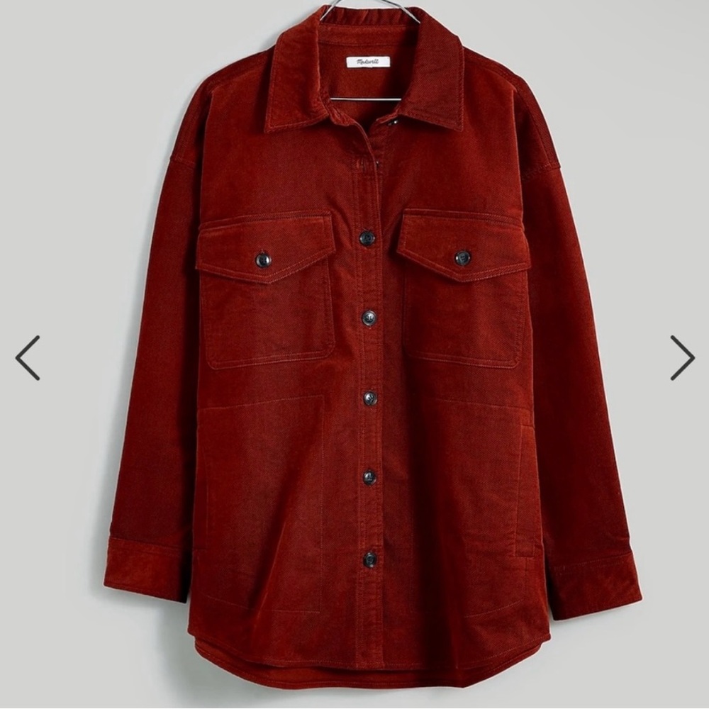 NWT Madewell Corduroy oversized shirt. - Picture 2 of 5